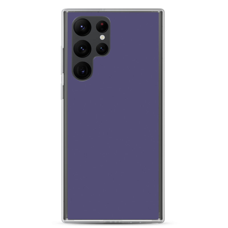 Load image into Gallery viewer, Corn Flower Blue Samsung Clear Thin Case Plain Color CREATIVETECH