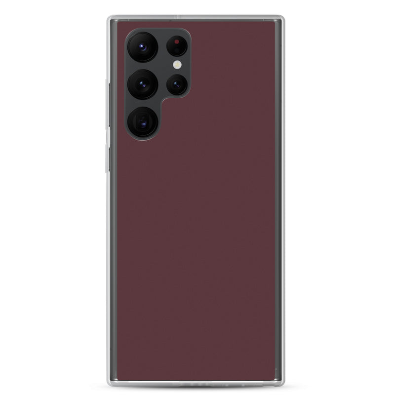 Load image into Gallery viewer, Cab Sav Brown Samsung Clear Thin Case Plain Color CREATIVETECH