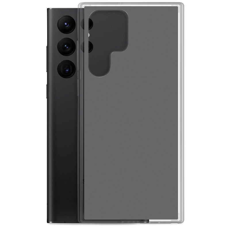 Load image into Gallery viewer, Zambezi Grey Samsung Clear Thin Case Plain Color CREATIVETECH