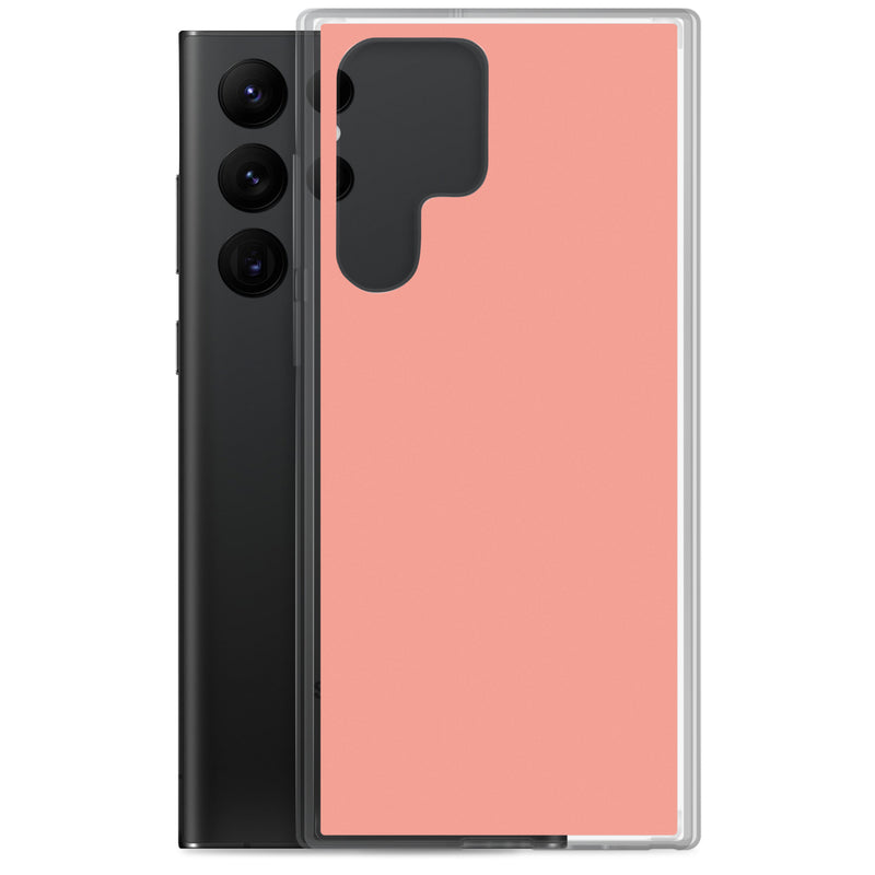 Load image into Gallery viewer, Mona Lisa Red Samsung Clear Thin Case Plain Color CREATIVETECH