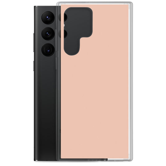 Zinnwaldite Orange Samsung Clear Thin Case Plain Color CREATIVETECH