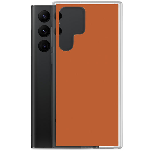 Tenne Orange Samsung Clear Thin Case Plain Color CREATIVETECH