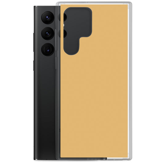 Fawn Yellow Samsung Clear Thin Case Plain Color CREATIVETECH