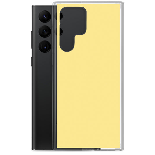 Vis Vis Yellow Samsung Clear Thin Case Plain Color CREATIVETECH