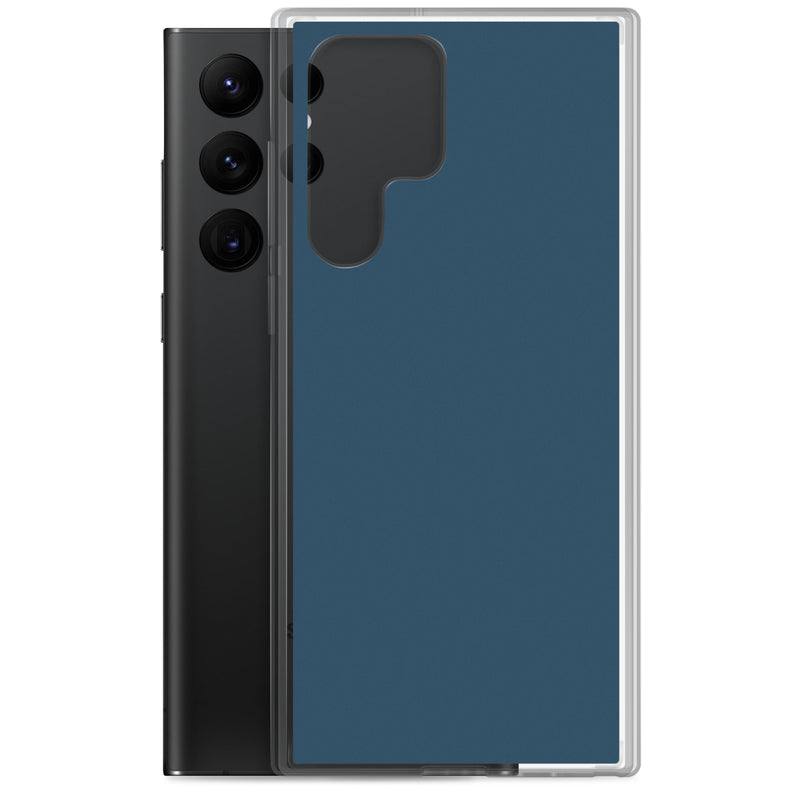 Load image into Gallery viewer, Arapawa Blue Samsung Clear Thin Case Plain Color CREATIVETECH