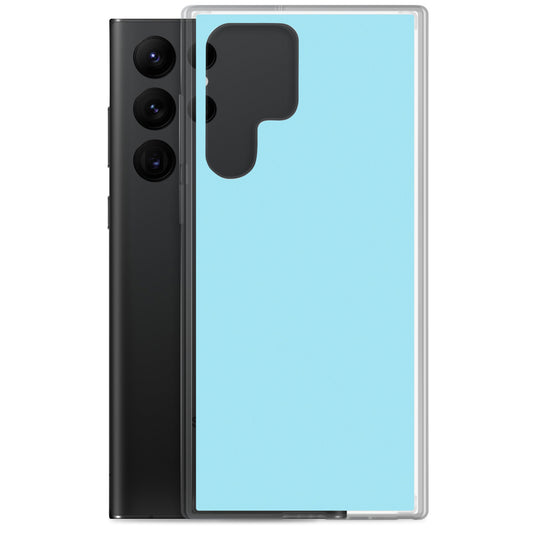 Blizzard Blue Samsung Clear Thin Case Plain Color CREATIVETECH