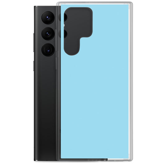 Columbia Blue Samsung Clear Thin Case Plain Color CREATIVETECH