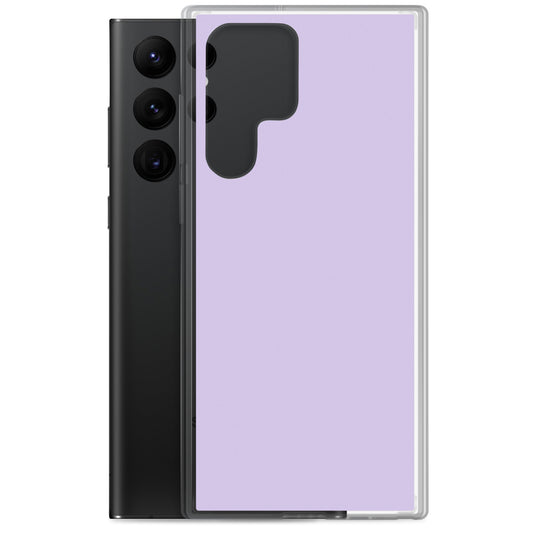 Fog Violet Samsung Clear Thin Case Plain Color CREATIVETECH