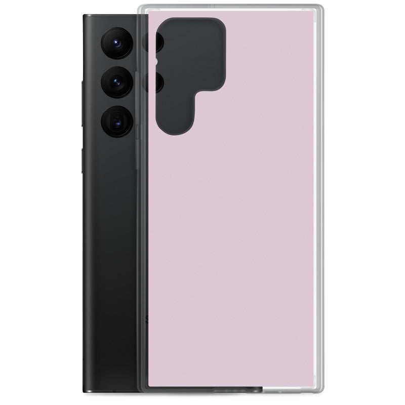 Load image into Gallery viewer, Pale Twilight Pink Samsung Clear Thin Case Plain Color CREATIVETECH