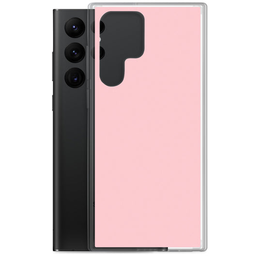 Pink Samsung Clear Thin Case Plain Color CREATIVETECH