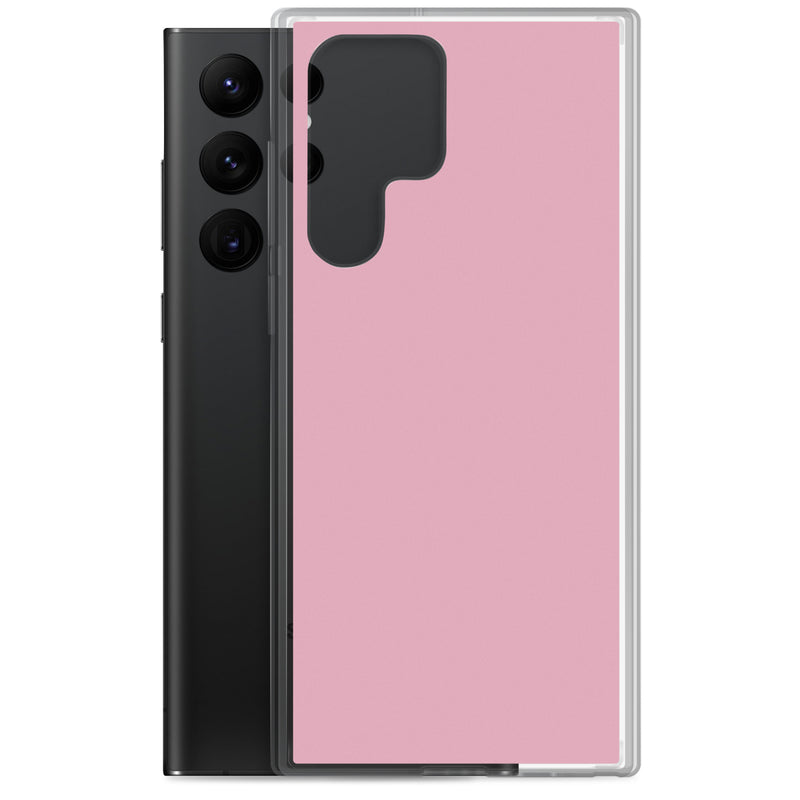 Load image into Gallery viewer, Melanie Pink Samsung Clear Thin Case Plain Color CREATIVETECH