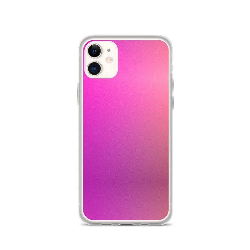 Load image into Gallery viewer, Pink Orange Gradient Colorful Flexible Clear iPhone Case Bump Resistant Corners CREATIVETECH