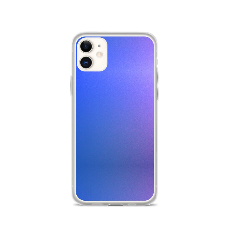 Load image into Gallery viewer, Intensive Blue Violet Gradient Colorful Flexible Clear iPhone Case Bump Resistant Corners CREATIVETECH