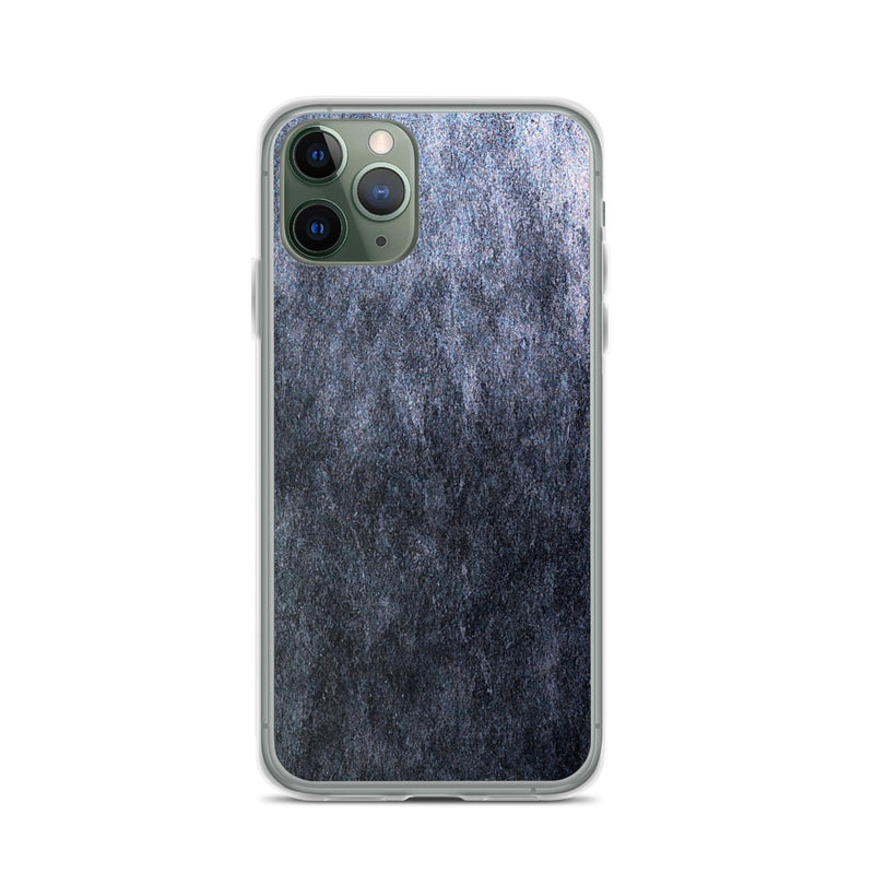 Load image into Gallery viewer, Dark Grey Metal Stone Industrial Style Flexible Clear iPhone Case Bump Resistant Corners CREATIVETECH