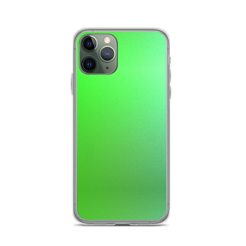Load image into Gallery viewer, Intensive Green Gradient Colorful Flexible Clear iPhone Case Bump Resistant Corners CREATIVETECH