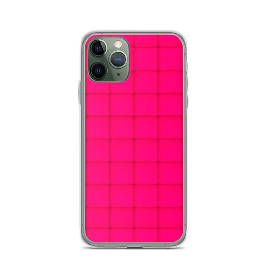 Squishy Pink Red Cubic Colorful Flexible Clear iPhone Case Bump Resistant Corners CREATIVETECH