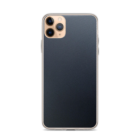 Striped Rubber Industrial Style Dark Grey Black Flexible Clear iPhone Case Bump Resistant Corners CREATIVETECH