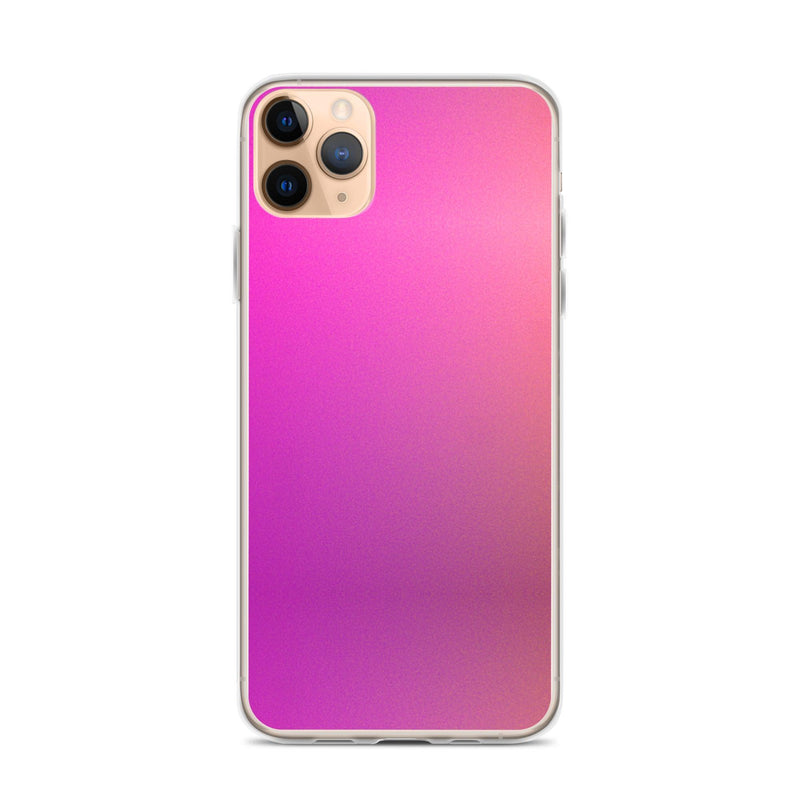 Load image into Gallery viewer, Pink Orange Gradient Colorful Flexible Clear iPhone Case Bump Resistant Corners CREATIVETECH