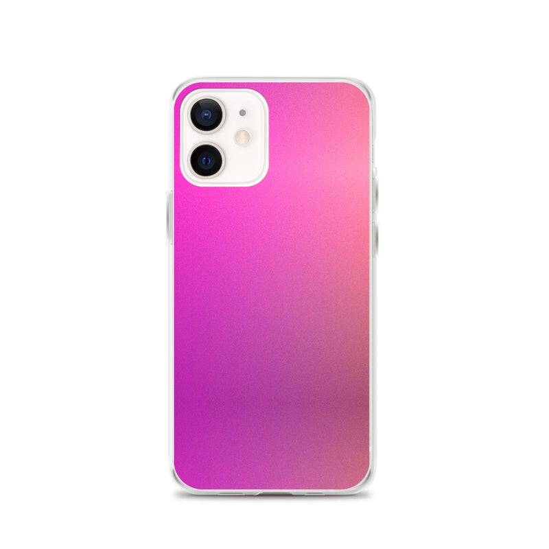 Load image into Gallery viewer, Pink Orange Gradient Colorful Flexible Clear iPhone Case Bump Resistant Corners CREATIVETECH