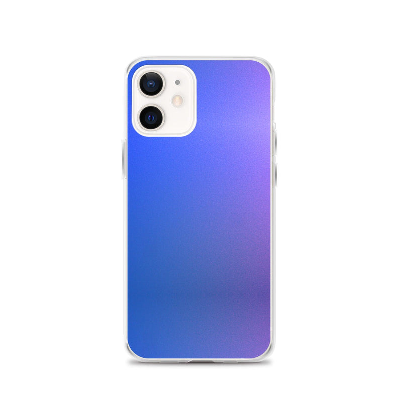 Load image into Gallery viewer, Intensive Blue Violet Gradient Colorful Flexible Clear iPhone Case Bump Resistant Corners CREATIVETECH