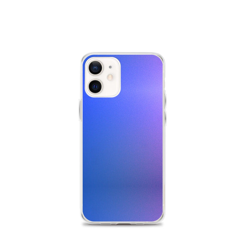 Load image into Gallery viewer, Intensive Blue Violet Gradient Colorful Flexible Clear iPhone Case Bump Resistant Corners CREATIVETECH