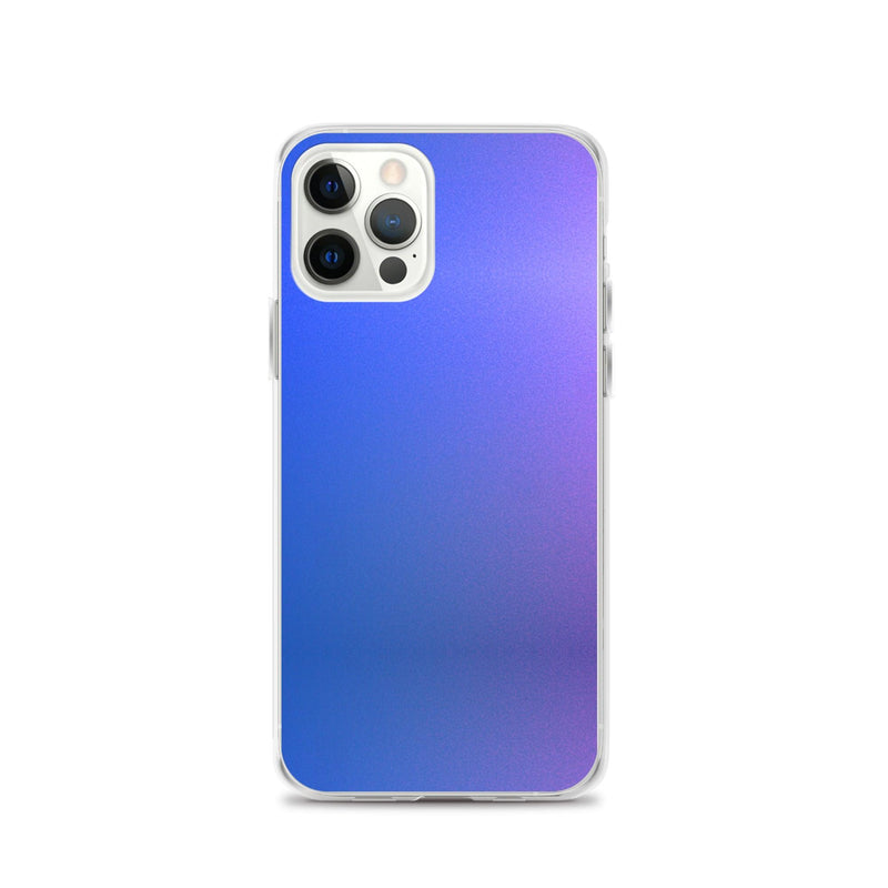 Load image into Gallery viewer, Intensive Blue Violet Gradient Colorful Flexible Clear iPhone Case Bump Resistant Corners CREATIVETECH