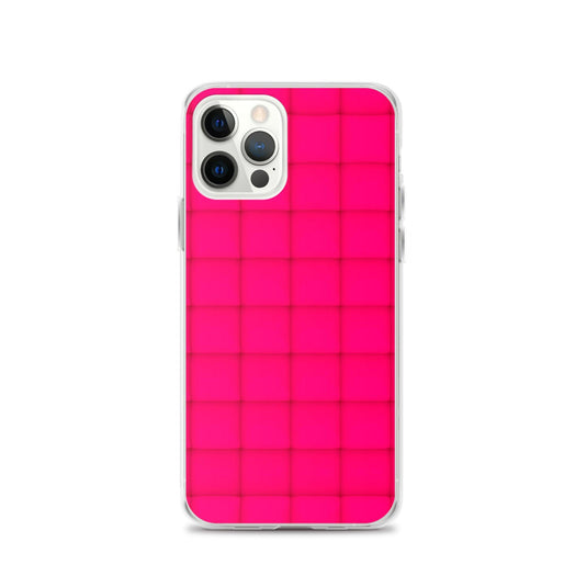 Squishy Pink Red Cubic Colorful Flexible Clear iPhone Case Bump Resistant Corners CREATIVETECH