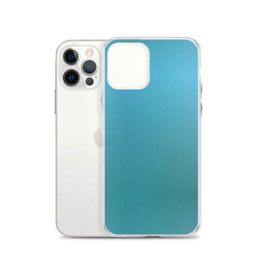 Ocean Blue Green Colorful Flexible Clear iPhone Case Bump Resistant Corners CREATIVETECH