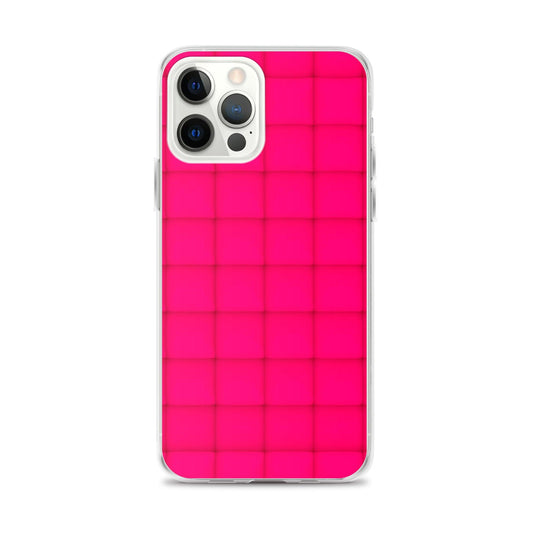 Squishy Pink Red Cubic Colorful Flexible Clear iPhone Case Bump Resistant Corners CREATIVETECH