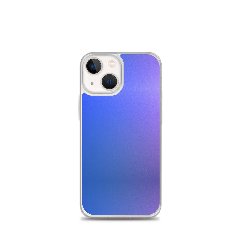 Load image into Gallery viewer, Intensive Blue Violet Gradient Colorful Flexible Clear iPhone Case Bump Resistant Corners CREATIVETECH