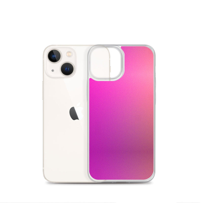 Load image into Gallery viewer, Pink Orange Gradient Colorful Flexible Clear iPhone Case Bump Resistant Corners CREATIVETECH