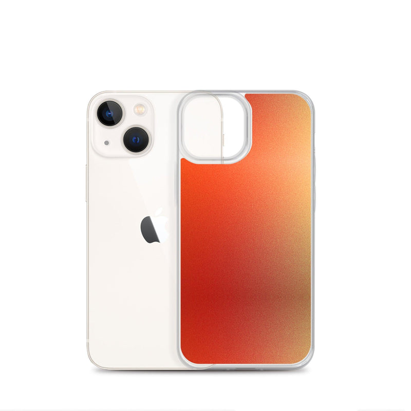 Load image into Gallery viewer, Intensive Orange Red Gradient Colorful Flexible Clear iPhone Case Bump Resistant Corners CREATIVETECH