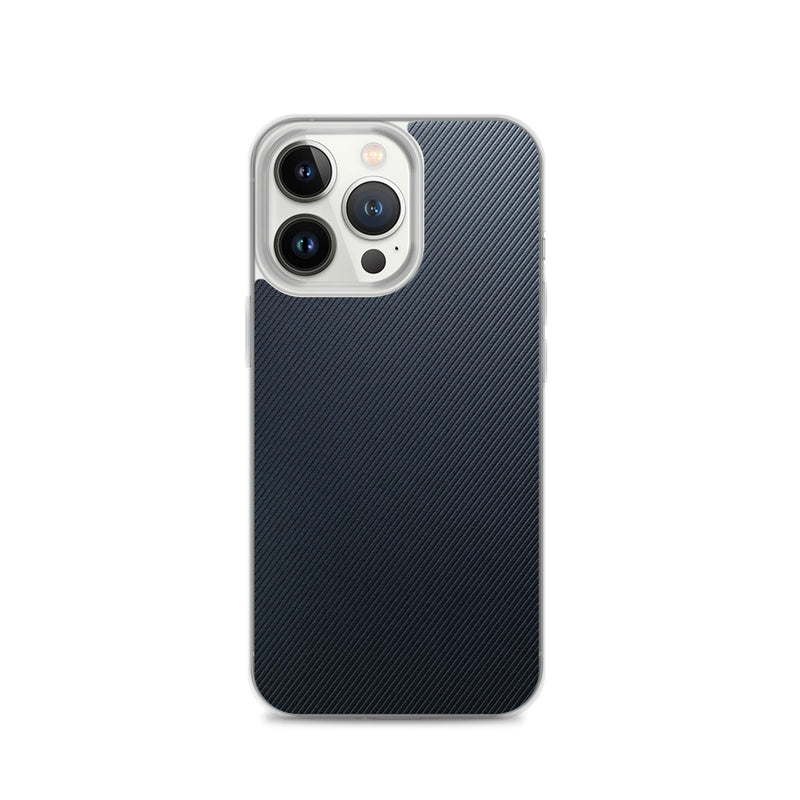 Load image into Gallery viewer, Striped Rubber Industrial Style Dark Grey Black Flexible Clear iPhone Case Bump Resistant Corners CREATIVETECH