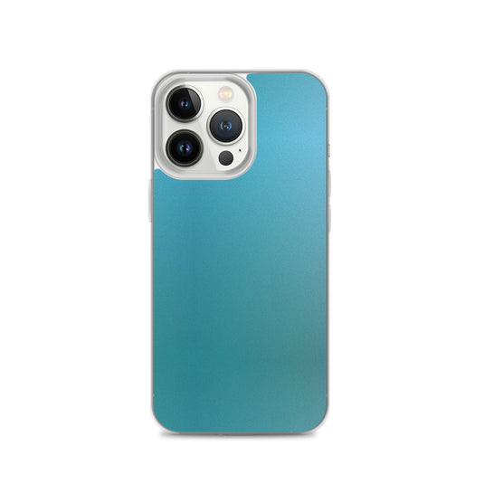 Ocean Blue Green Colorful Flexible Clear iPhone Case Bump Resistant Corners CREATIVETECH