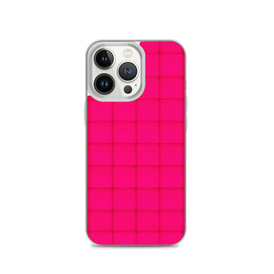 Squishy Pink Red Cubic Colorful Flexible Clear iPhone Case Bump Resistant Corners CREATIVETECH