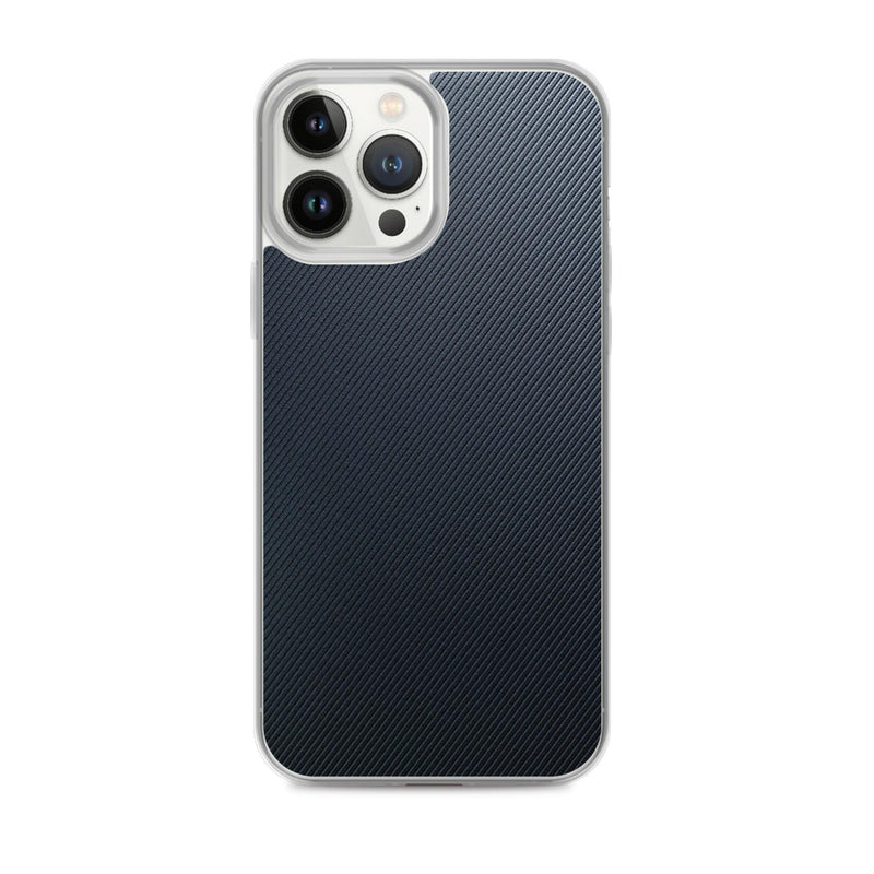 Load image into Gallery viewer, Striped Rubber Industrial Style Dark Grey Black Flexible Clear iPhone Case Bump Resistant Corners CREATIVETECH