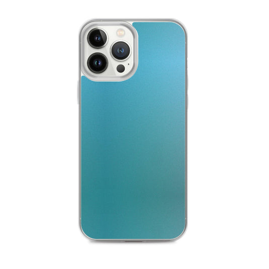 Ocean Blue Green Colorful Flexible Clear iPhone Case Bump Resistant Corners CREATIVETECH