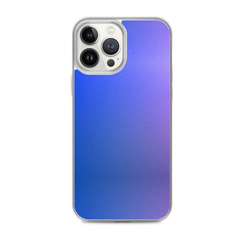 Load image into Gallery viewer, Intensive Blue Violet Gradient Colorful Flexible Clear iPhone Case Bump Resistant Corners CREATIVETECH