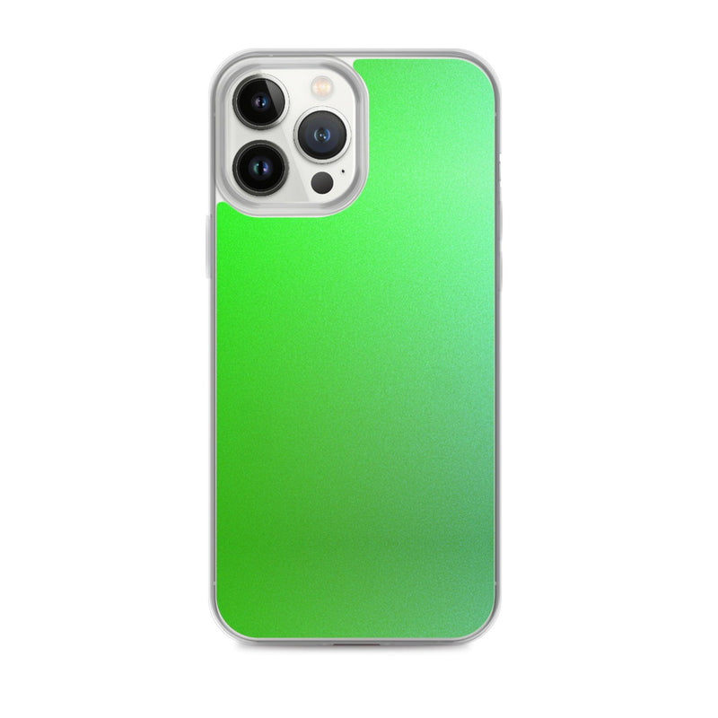 Load image into Gallery viewer, Intensive Green Gradient Colorful Flexible Clear iPhone Case Bump Resistant Corners CREATIVETECH