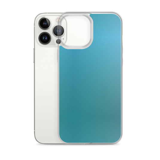 Ocean Blue Green Colorful Flexible Clear iPhone Case Bump Resistant Corners CREATIVETECH