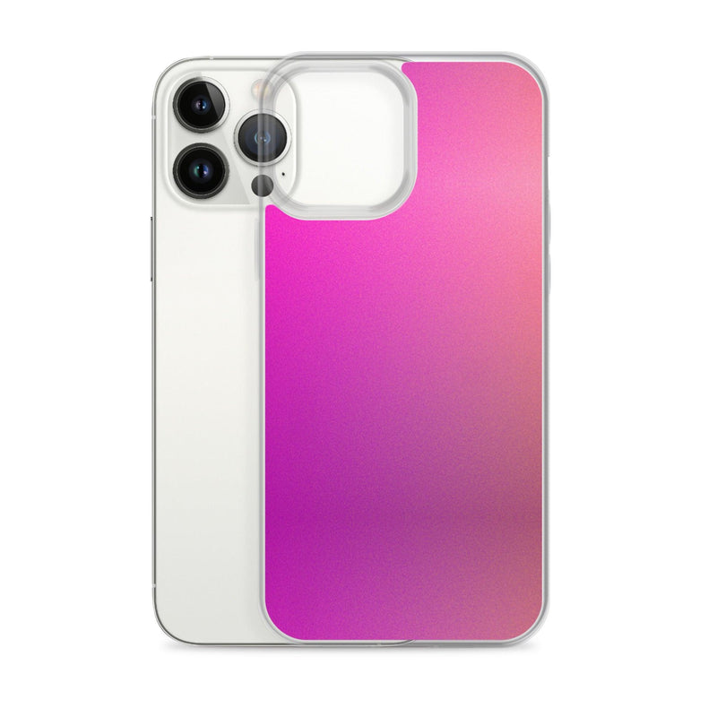 Load image into Gallery viewer, Pink Orange Gradient Colorful Flexible Clear iPhone Case Bump Resistant Corners CREATIVETECH