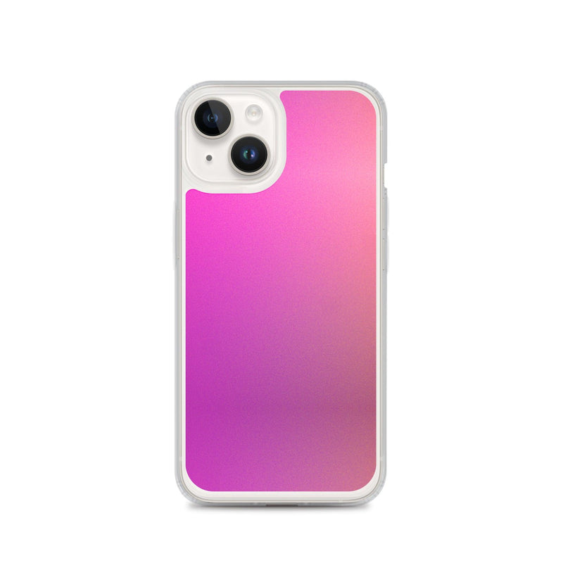 Load image into Gallery viewer, Pink Orange Gradient Colorful Flexible Clear iPhone Case Bump Resistant Corners CREATIVETECH