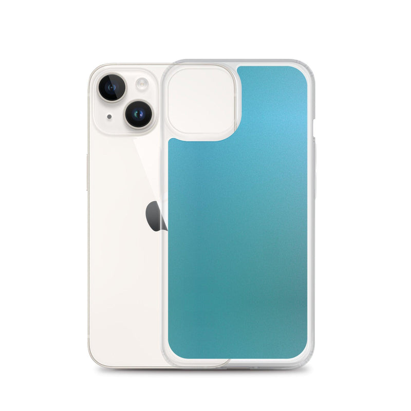 Load image into Gallery viewer, Ocean Blue Green Colorful Flexible Clear iPhone Case Bump Resistant Corners CREATIVETECH