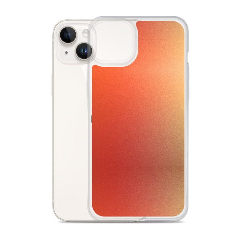 Load image into Gallery viewer, Intensive Orange Red Gradient Colorful Flexible Clear iPhone Case Bump Resistant Corners CREATIVETECH