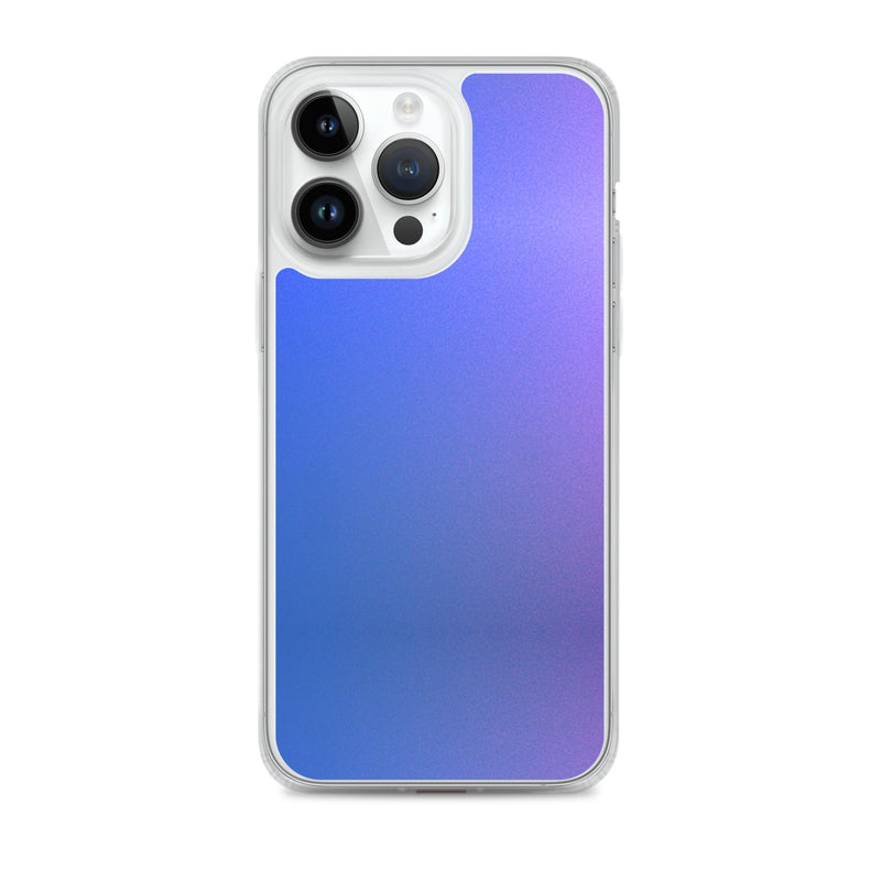 Load image into Gallery viewer, Intensive Blue Violet Gradient Colorful Flexible Clear iPhone Case Bump Resistant Corners CREATIVETECH