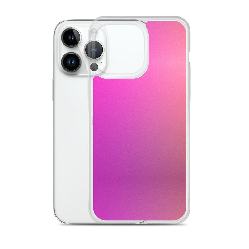 Load image into Gallery viewer, Pink Orange Gradient Colorful Flexible Clear iPhone Case Bump Resistant Corners CREATIVETECH