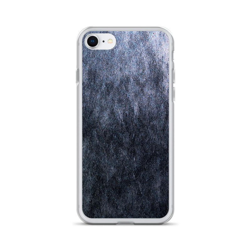 Load image into Gallery viewer, Dark Grey Metal Stone Industrial Style Flexible Clear iPhone Case Bump Resistant Corners CREATIVETECH