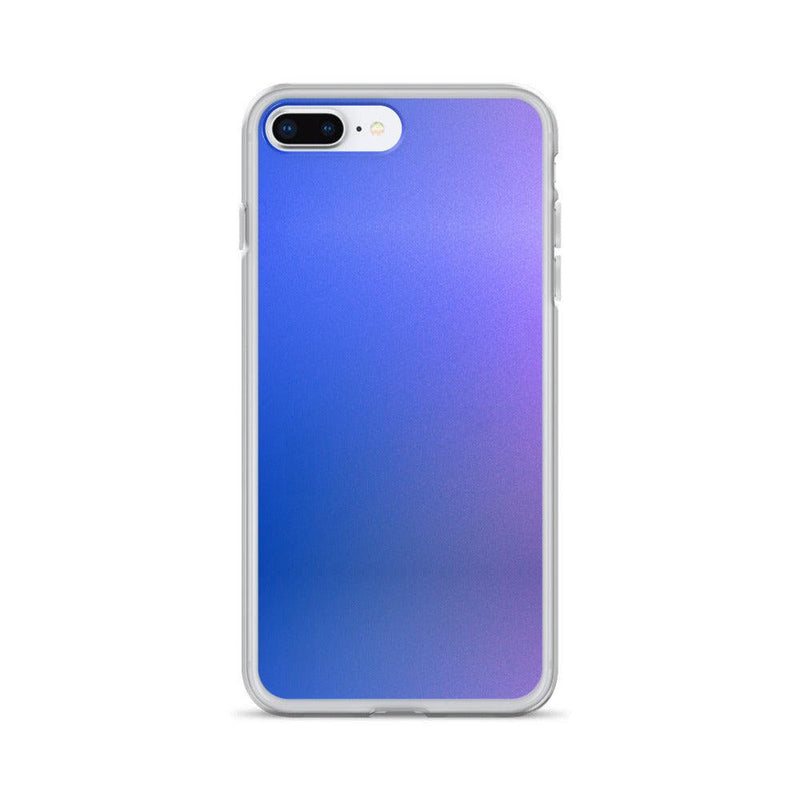 Load image into Gallery viewer, Intensive Blue Violet Gradient Colorful Flexible Clear iPhone Case Bump Resistant Corners CREATIVETECH