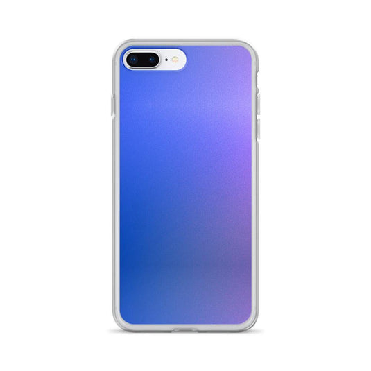 Intensive Blue Violet Gradient Colorful Flexible Clear iPhone Case Bump Resistant Corners CREATIVETECH