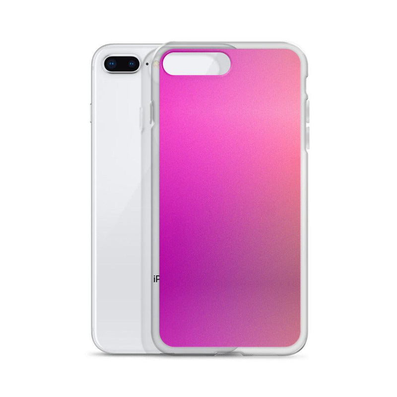 Load image into Gallery viewer, Pink Orange Gradient Colorful Flexible Clear iPhone Case Bump Resistant Corners CREATIVETECH
